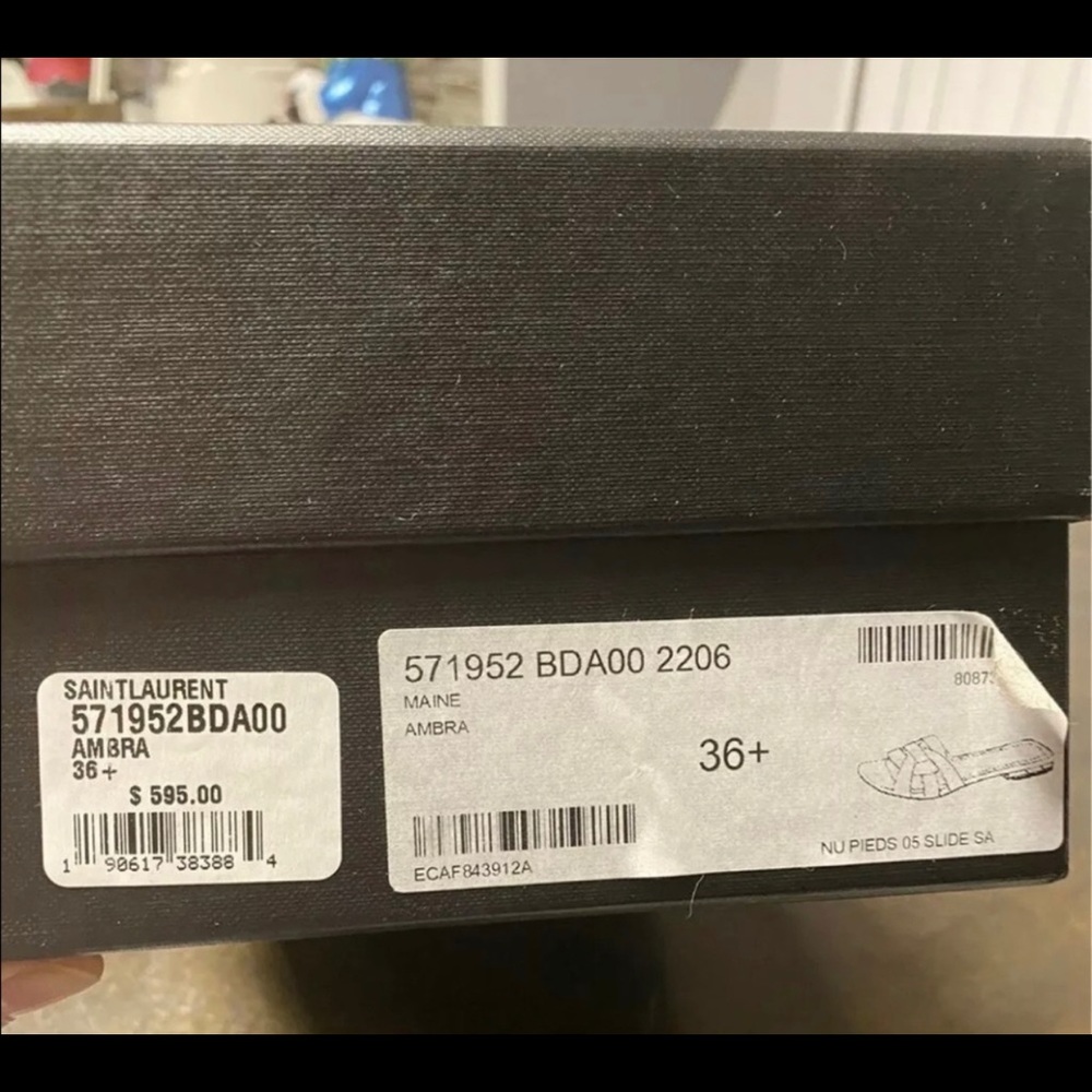 100% Authentic Ysl Slides Authenticated W/Certifi… - image 7